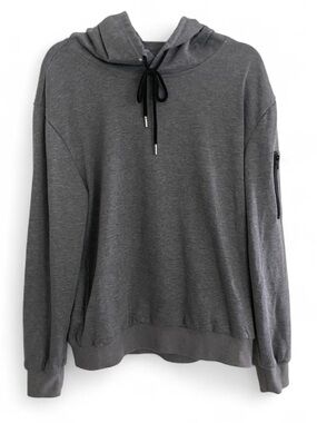 COOFANDY GRAY DRAWSTRING HOODIE SIZE MEDIUM